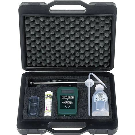 [NEUWERTIG] B-Ware Stelzner Bodenanalyse Set Messkoffer Bodentest Pflanzenernährung Pet 2000 Koffer