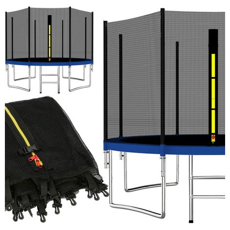 SPRINGOS Rete di sicurezza per trampolino 396 cm (13 piedi) a 8 montanti rete anticaduta rete di ricambio accessori