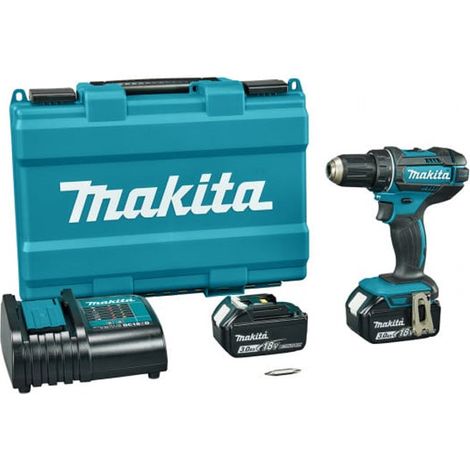 Taladro atornillador 2x3Ah 18V LXT® MAKITA DDF482SFE en estuche (1/4)
