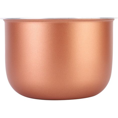 Cuve Intérieure Antiadhésive pour Cuiseur à Riz 1.5L 1.6L, Revêtement Renforcé Alliage Durable Facile à Nettoyer 15.8x10.3cm (1/5)