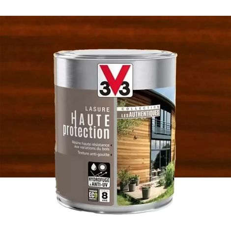 Lasure Haute Protection V33 Les Authentiques Acajou 1 L (1/4)