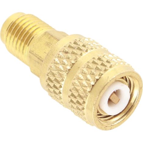 1 Adaptateur R410A, Laiton, Filetage SAE 1/4 Mâle, 5/16 Femelle, Pour Climatiseur Split