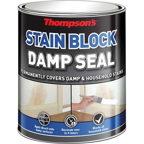 Ronseal 32010 Thompson's Stain Block Damp Seal 2.5 litre RSLTDS25L