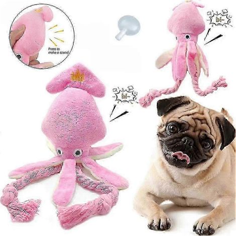 Peluche pour chien Pieuvre en peluche pour la dentition et le nettoyage des dents, Peluche pour chien ws (1/5)