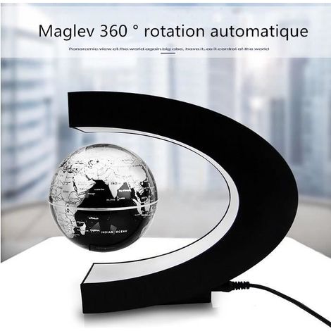 Décoration - C forme - Globe lumineux - Lévitation magnétique - LED - Intérieur (1/4)