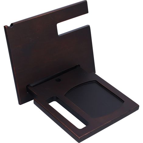 Support de Téléphone en Bois Multifonctionnel Porte-Clés Rack de Rangement pour Bureau Domicile (1/5)