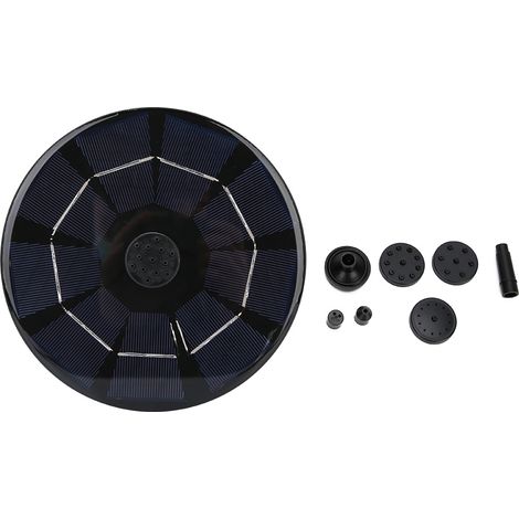 Pompe solaire flottante pour bain d'oiseaux 4.5V 3.0W, fontaine extérieure décorative pour jardin et paysage.