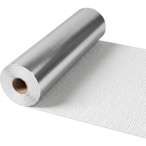 Rolle selbstklebende Deckenplatten, dicke, flexible Wandpaneele, wasserdichte, isolierende Wandverkleidung, weiß (32,81 Fuß x 19,69 Zoll). (1/5)