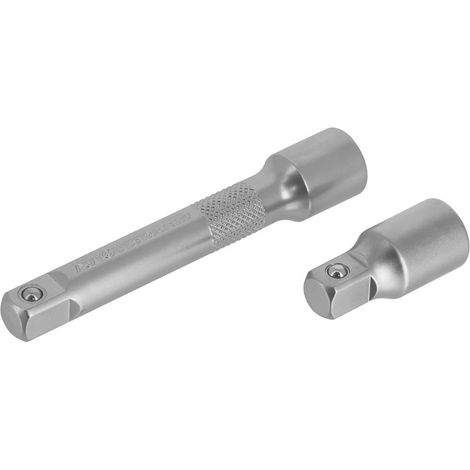 Jeu de 2 rallonges carre 1/2' - lg 50mm - 125mm (1/2)