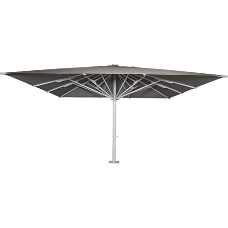 Gastronomie-Luxus-Sonnenschirm HHG-737b, XXL-Schirm Marktschirm, 5x5m (Ø7,2m) Polyester/Alu 87kg anthrazit (1/5)