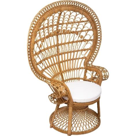 Fauteuil en Rotin Design "Gypsy" 150cm Naturel (1/5)
