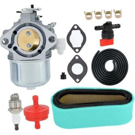 Kit de filtre à air et carburateur compatible moteurs Briggs & Stratton 283702, 284707, 286702, 289707, 28D707 – pièces détachées pour tondeuses à gazon (1/5)