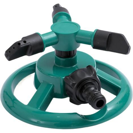 3-armiger Gartensprenger, 360°-Drehung, automatisches Bewässerungssystem für große Flächen, gleichmäßige und grüne Bewässerung. (1/5)