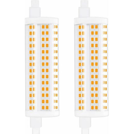 20W Dimmable LED R7S 118mm Double Effect Linear J118 Light Bulb with 2200lm, Equivalent to 150W 200W R7S Halogen Lamp, 360 Degrees (Boxes of 2, Warm White 2700K) (1/5)