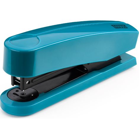 NOVUS Hefter B2 Colour ID 2.0 (Kapazität de Heften de 25 Blatt, Mechanismus de Top-Loading, Gerät de Metall mit Abdeckung de Kunststoff, inkl. 200 Heftklammern) Bright Petrol