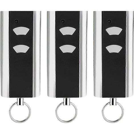 Télécommande de remplacement pour porte de garage Normstahl RCU 433-2K 433,92 MHz (lot de 3) - Émetteur portatif