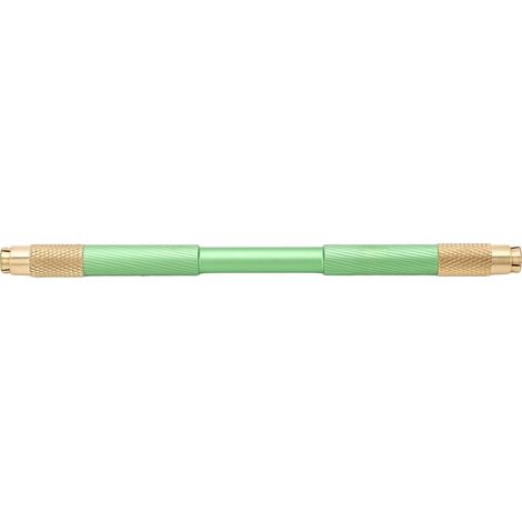 Universal-Schabergriff aus rutschfester Aluminiumlegierung mit Doppelkopf und ergonomischem Griff sowie Messingverriegelung, cyan (1/5)
