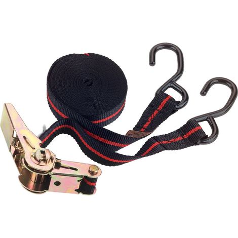 Sangle d'arrimage à cliquet Force de Traction admissible 25 mm x 5 m 250 kg (1/2)