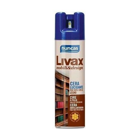 NUNCAS MOBILI&DESIGN CERA LEGNO LUCIDANTE SPRAY 300ML (1/4)