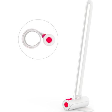Lampe lanterne LED pliable et portable rechargeable, lampe de table/lampe de lecture à piles, lampe de bureau/lampe d'extérieur, veilleuse multifonctionnelle à intensité variable, lampe de chevet pour (1/5)