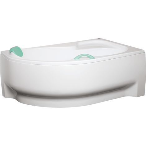 Siko 160 cm Fortuna Plus tablier de baignoire orientation droite, en acrylique, Blanc (FOP1600P)