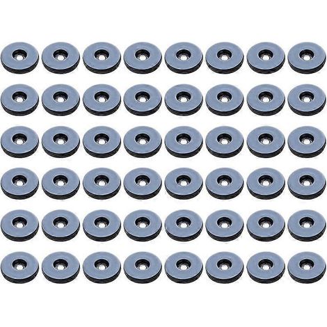 Möbelgleiter, Set mit 48 runden Teflongleitern, stoßfest, (rund) – 19 mm