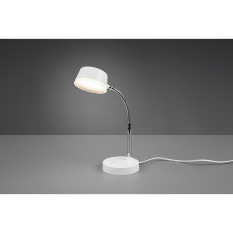 REALITY LEUCHTEN - LAMPADA DA STUDIO KIKO BIANCA FLESSIBILE H 41 CM (1/2)