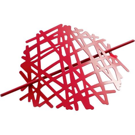 Embrasse de Rideau Broche "Pharos" 17cm Rouge (1/4)