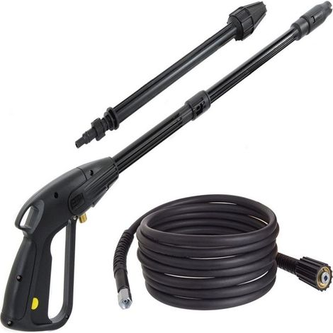High pressure water gun, adjustable nozzle boom, rotating nozzle boom, 5 meters high pressure hose (1/5)