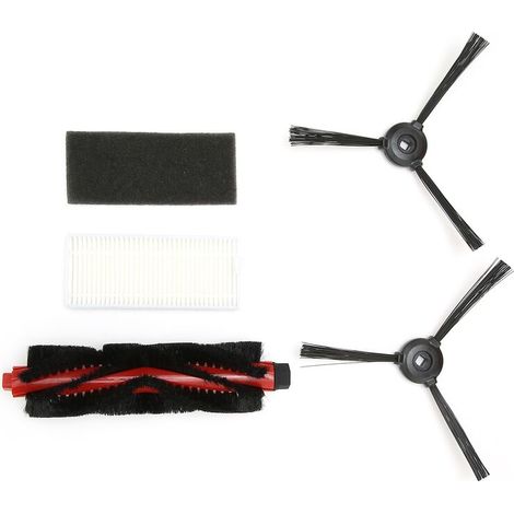 Ensemble de remplacement de filtre de brosse latérale de brosse principale adapté aux pièces de balayeuse Lefant M200/M201/M520M/M571/T700 (1/5)