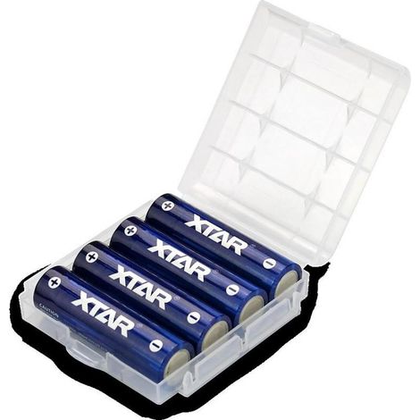Pilas recargables R06 / AA 1.5V Xtar 2500mAh (caja de 4 unidades) con protección