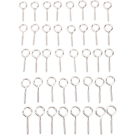 40 crochets à œil robustes en acier inoxydable 304 pour la suspension dans la cuisine, la salle de bain et à l'extérieur M6 (1/5)