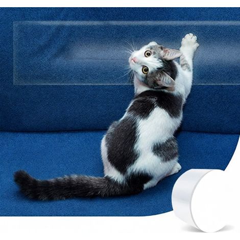 Ruban adhésif anti-griffures pour chat, ruban protecteur double face transparent pour l'éducation des chats (1/5)