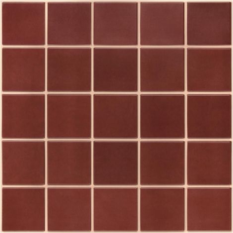 Carrelage Adhesif pour Cuisine,PVC Carre Marron Rouge Mat,10 Pieces,Stickers 3D,Carrelage Mural Autocollant, de Cuisine,Credence de Autocollante,Salle de Bain,30 × 30 cm (1/5)