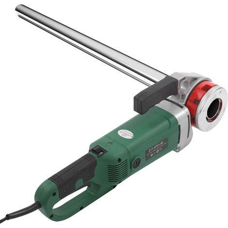 Máquina roscadora eléctrica para tuberías, potencia de 2300 W, tamaños de tubería compatibles de 2" a 1/2", velocidad sin carga de 26 rpm, diámetro de tubería aplicable de 20,9 mm a 59,6 mm. (1/5)