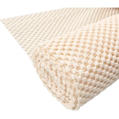 100 x 150 cm Non-Slip PVC Multi-Purpose Non-Slip Mat Cuttable Mat for Kitchen Shelves Tray Carpet White (1/4)