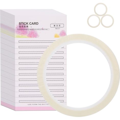 Support pour affichage et rangement de cils individuels, bande adhésive pour extension de cils (1/5)