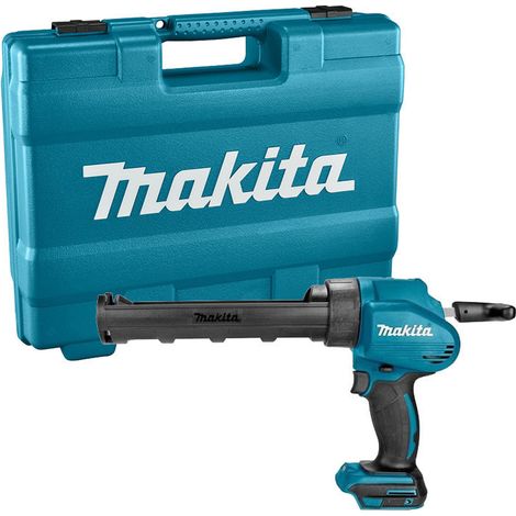 Makita – Pistolet extrudeur 18V pour mastic – Vitesse d'extrusion réglable – Confort d'utilisation optimal – DCG180ZK