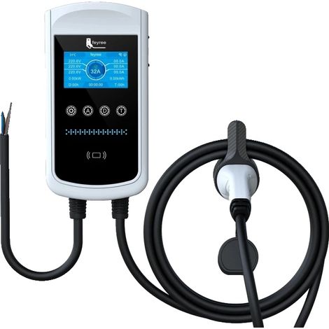 Chargeur EV, Gestion Intelligente, Multiples Fonctions de Protection, 22KW 32A 3 phases, TYPE2 (1/2)