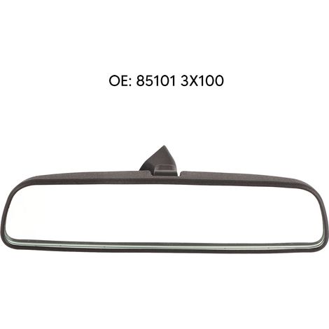 SJLERST Rétroviseur intérieur de voiture, Rétroviseur universel pour voiture, Rétroviseur intérieur de voiture pour Hyundai Accent Tucson 85101 3X100 Rétroviseur pour voiture (1/5)
