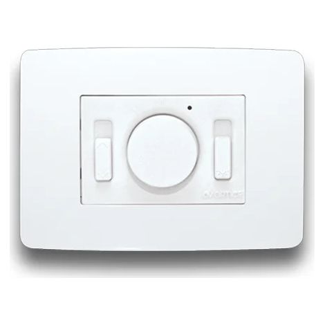 Commande de ventilateur blanc encastré avec interrupteur Vortice SC 503 B