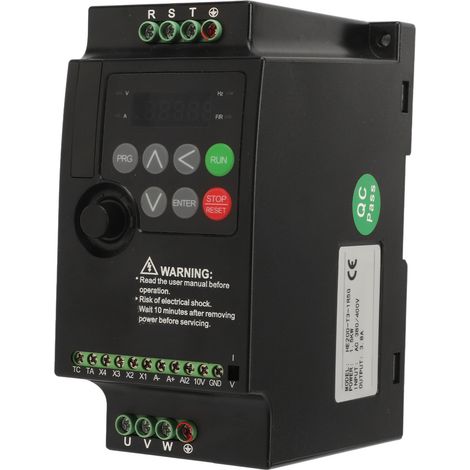 Variateur de fréquence HE200 T3 1R5G 1.5KW Triphasé 380V Régulateur tension automatique pour pompe et tour (1/4)