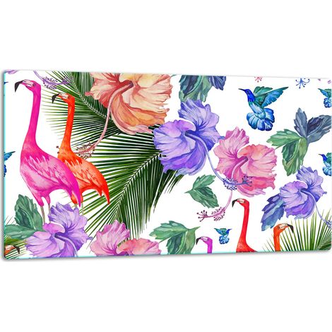 Schneidebrett aus Glas, 52x30, Flamingo (1/5)