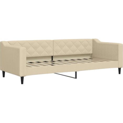 Maison Exclusive - Letto da Giorno Crema 80x200 cm in Tessuto (1/5)