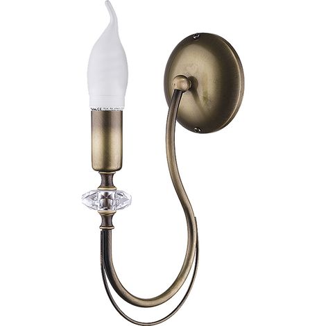 Applique industriale MELODY oro anticato 1xE14 Jupiter
