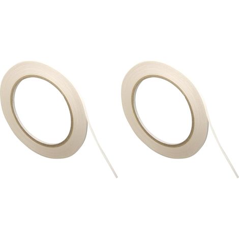Ruban Adhésif Double Face - Lot de 2 - Transparent - 6mm x 20m - Forte Adhérence - Bricolage et Décoration (1/5)