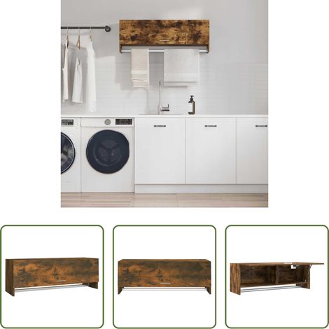 Kleiderschrank Räuchereiche - Kleiderschrank Räuchereiche 100x32,5x35 cm Holzwerkstoff (1/5)