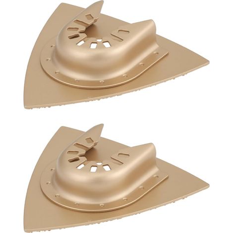 2 Lames de Râpe Triangulaires en Carbure de 80 Mm pour Béton Et Céramique Compatibles avec L'outil Multifonction (1/5)