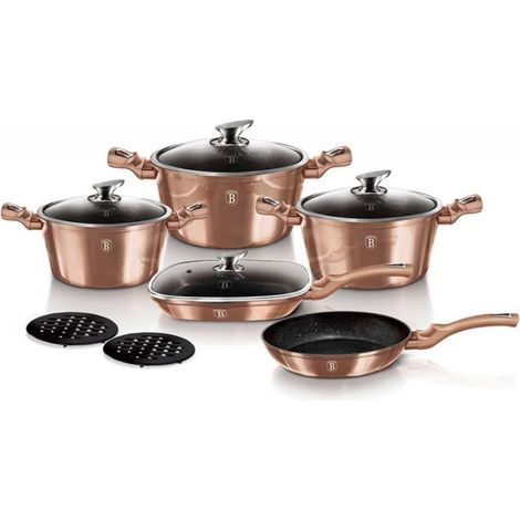 Set di vasi in granito color oro rosa Berlinger Haus BH-6191 (1/5)