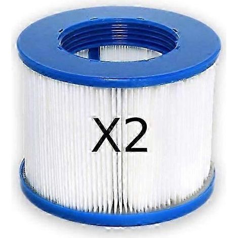 Cartouche filtrante Bestway SaluSpa (VI) Compatible avec tous les modèles de spas et jacuzzis gonflables SaluSpa, lot de 2 (1 paquet)